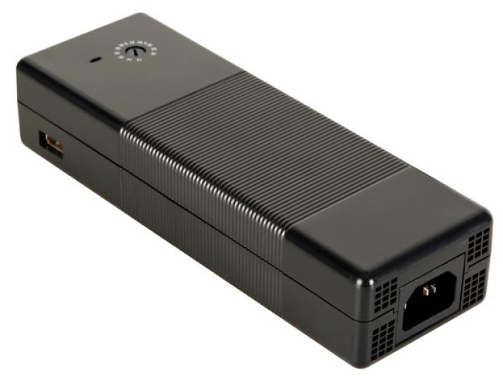 Alimentación compacta conmutada con salida seleccionable: de 12 a 24vdc + salida usb de 5v 146.5w velleman - 1