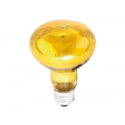 Spot colore discoteca r80 220v 60w giallo lampadina lampada del proiettore lamp60o2 illuminazione velleman - 2