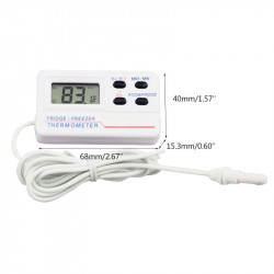 Termómetro digital LCD para refrigerador y congelador alarma de temperatura -50 ° C SP-E-16 TM-804