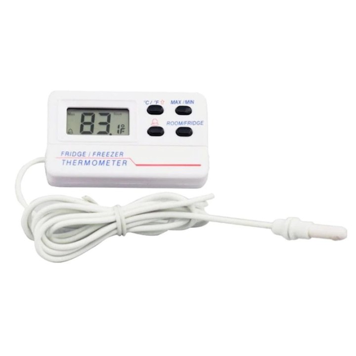 LCD-Digitalthermometer für Kühl- und Gefrierschrank-Temperaturalarm -50°C SP-E-16 TM-804