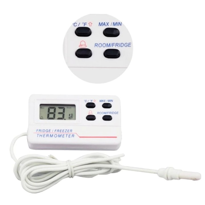 LCD digital thermometer for refrigerator and freezer temperature alarm -50 ° C SP-E-16 TM-804