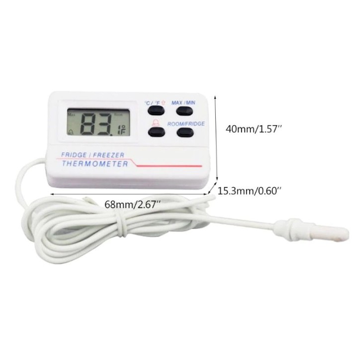 LCD digital thermometer for refrigerator and freezer temperature alarm -50 ° C SP-E-16 TM-804