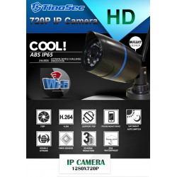 Camara color ip wifi ir exterior 24 led waterproof 1 4 alta calidad resolucion infrarrojo ip615w yonis - 6