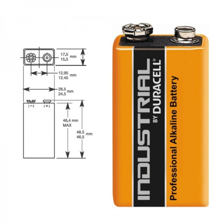 Pila 9vcc alcalina duracell 1604 ultra para ze5 jr international - 4