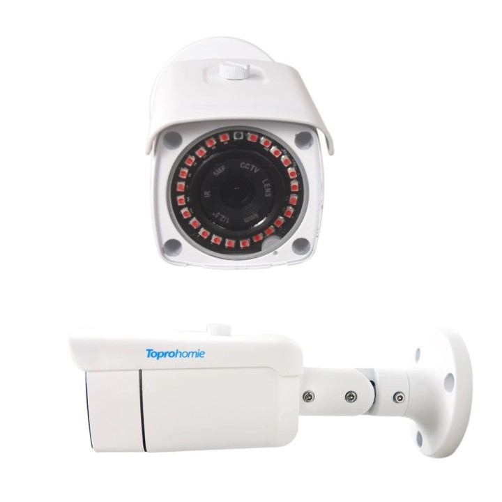 16 channel TVI DVR video security system + hard drive + 16 1080p 2.0MP surveillance cameras + cables and power supply