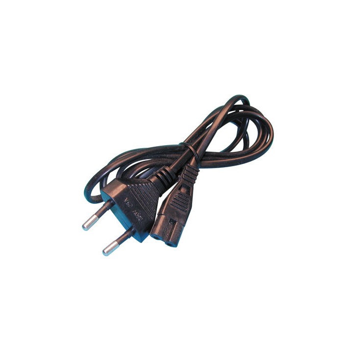 Cable electrico 2m 2 x 0.75mm2 macho a hembra mini net2cg cable sector cables conexiones electricas cable sector velleman - 1