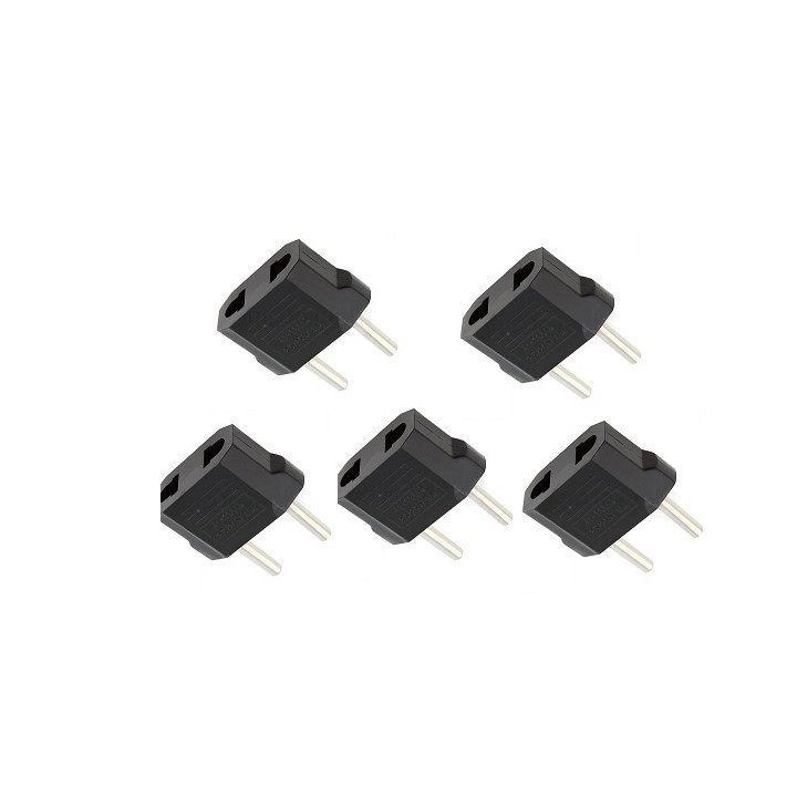 5 X Reise-adapter-stecker china japan kanada uns elektrischen sektor zu euro-stecker-wandler asia mgs33 - 1