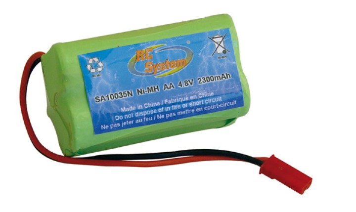 Battery pack 4.8v 2300mah battery modelisme rechargeable battery alc48230 rc system - 1
