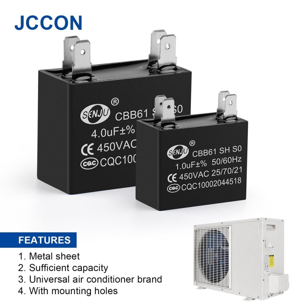 CBB61 Metallized Capacitor for Motor Start-up Ceiling Fan 500VAC 4uF
