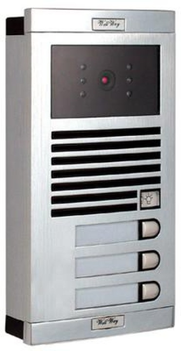 Intercomunicador video electronico negro y blanco n b interfono de calle 3bp por inmueble interfonos jr international - 1