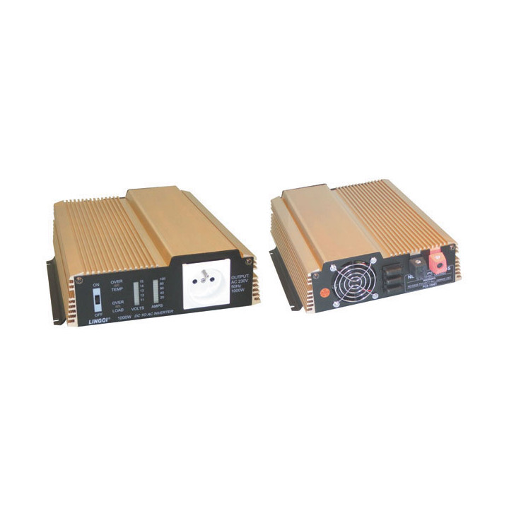 Vermietung 1 bis 7 Tage elektronische spannungswandler 1kw 1000w 2000w peak 24vcc/220vca pi100024bn jr international - 2