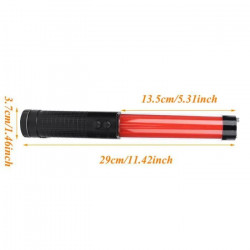 2 Light stick 26cm antorcha LED iluminación semáforo rojo aeropuerto tráfico por carretera eclats antivols - 20