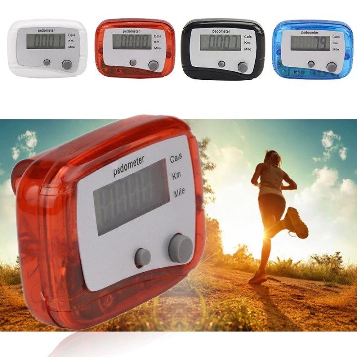 Digital Pedometer Step and Calorie Distance Meter 5 digit Precis