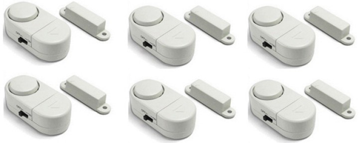 6 mini kontakt einbruchsicherungssystem sound kellerwohnung türöffnung schublade garage velleman - 4