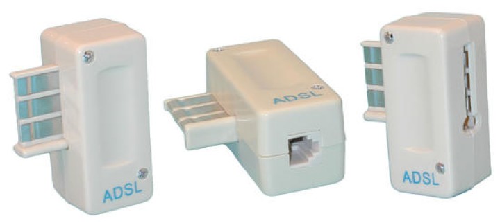 Spina telefono gigogne us 8 perni filtro adsl telephonico adattatore telephonico gigogne adsl jr international - 1