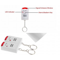 4 Ir detector alarm with 2 remote autonomous movement and volume siren st205 jr international - 17