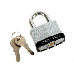 Padlock security opening closing 45mm 2 keys lock security brass