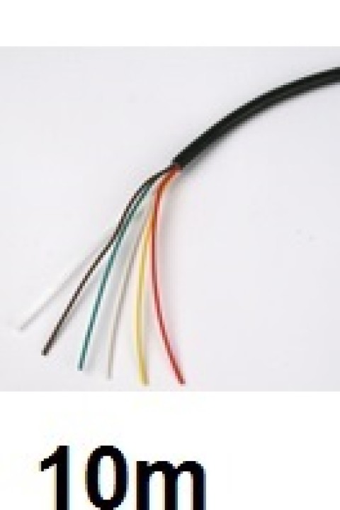Cavo elettrico 5 x 0,50 rotolo 10m multicore cavo di filo per strumentazione di controllo turbocar - 1