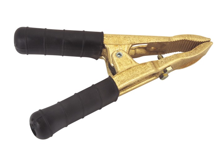 Bronze metal black alligator clip charging cable cord for 400a car battery startup turbocar - 1