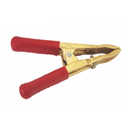 Bronze metal red alligator clip charging cable cord for 400a car battery startup turbocar - 1