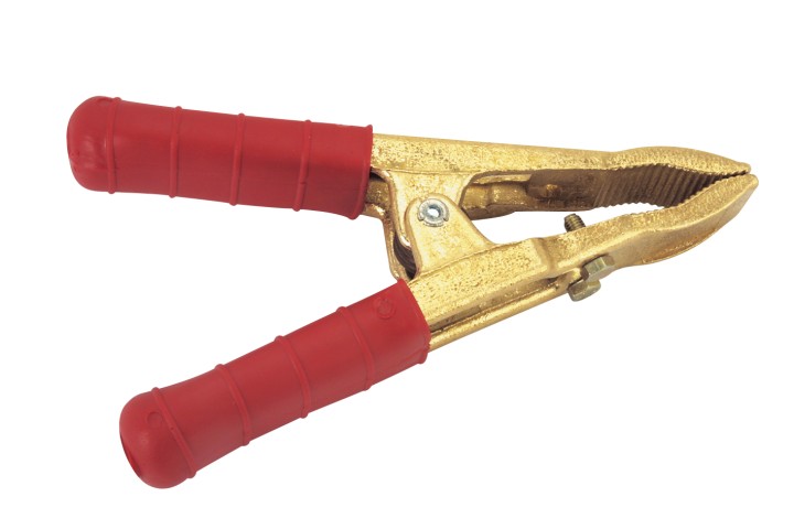 Bronzo coccodrillo clip in metallo rosso cavo di ricarica cavo per l'avvio 400a batteria auto turbocar - 1