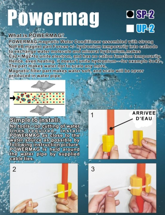 2 ultra magnetic water softener powermag reduce scale build up jr international - 2