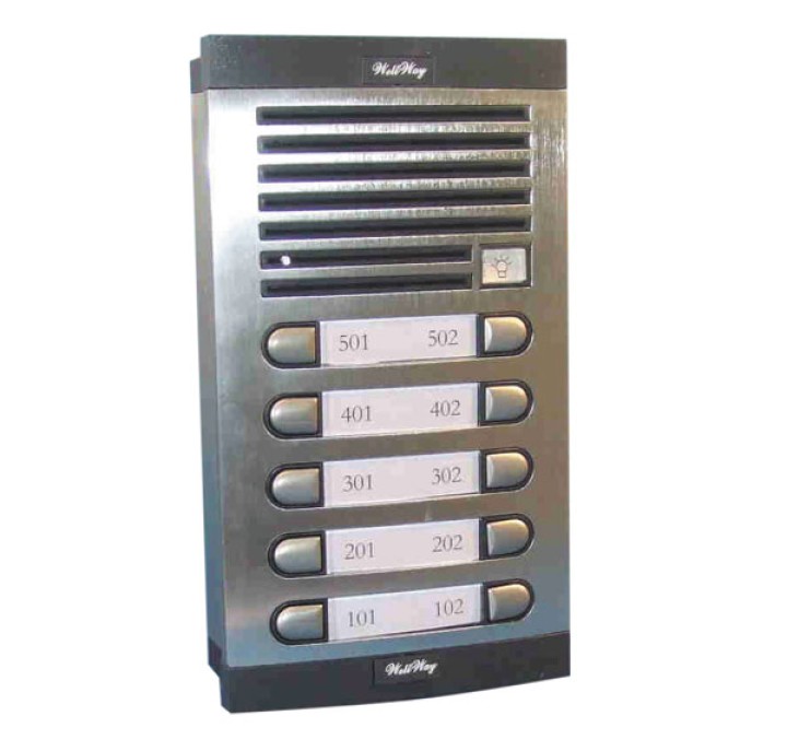Intercomunicador de calle 10bp (añadir alppn+10 cppn) portero calle seguridad jr international - 1