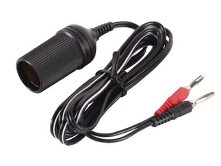 Alimentation 1.8m plugc7 cavo con presa accendisigari e 2 spine a banana jr  international - 1