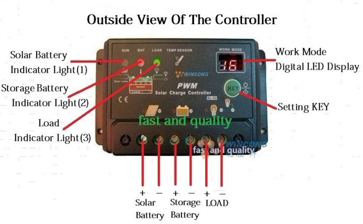 Regulador carga 30a 13vcc 12v 24v corriente celula solar controlador corriente carga intensidad regulacion jr international - 5