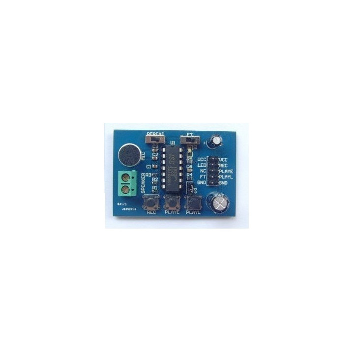 Módulo de grabación de voz con micrófono para leer isd1820 sistema de montaje jr international - 2
