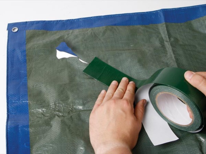 Cinta de reparación para lona 50mm x 10m velleman - 1