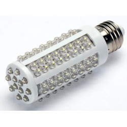 Cold white 450lm 7w e27 108 led screw corn light bulb 200 220 230v jr international - 1