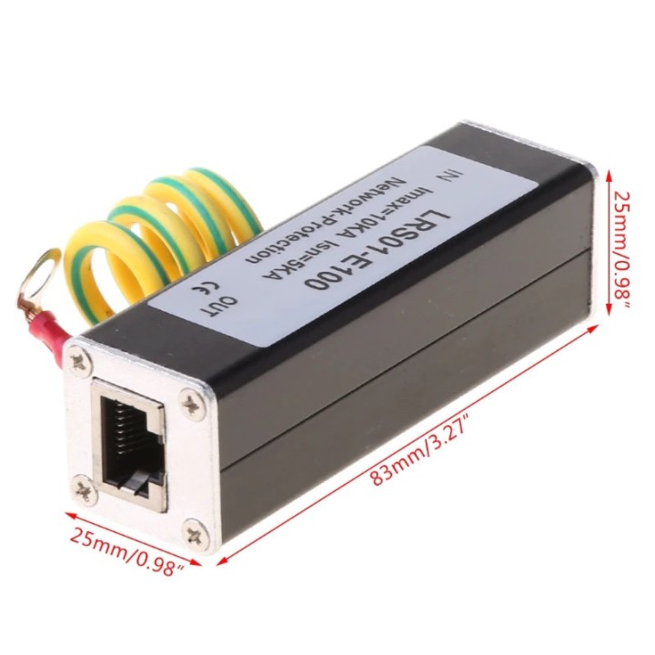 5 Di rete rj45 ethernet aumento adsl pc web ondata fulmini tempesta ltdx rj45 jr international - 9