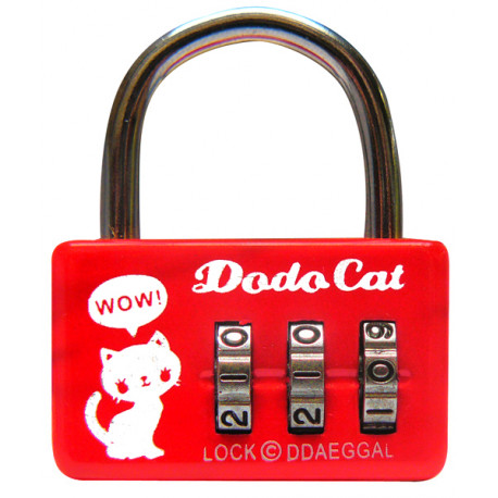 Candado combinación 25mm bloquea 3 dígitos código de cierre de abrir un  seguro aihua dodocat