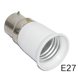 B22 a e27 adaptador convertidor lámpara casquillo de la lámpara led 12v 24v 48v 220v toma de adaptación bestmall_fr co - 1