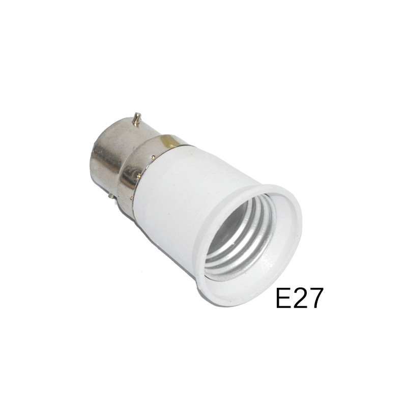 B22 Waymeduo Adaptateur pour ampoule culot avec adaptateur E27 