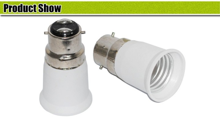 B22 auf e27 adapter converter lampenfassung lampe led 12v 24v 48v-buchse anpassung 220v bestmall_fr co - 4