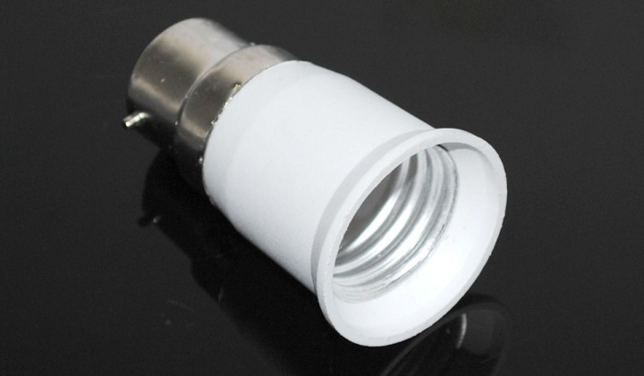 B22 auf e27 adapter converter lampenfassung lampe led 12v 24v 48v-buchse anpassung 220v bestmall_fr co - 7