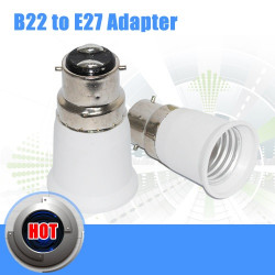 B22 a e27 adaptador convertidor lámpara casquillo de la lámpara led 12v 24v 48v 220v toma de adaptación bestmall_fr co - 8