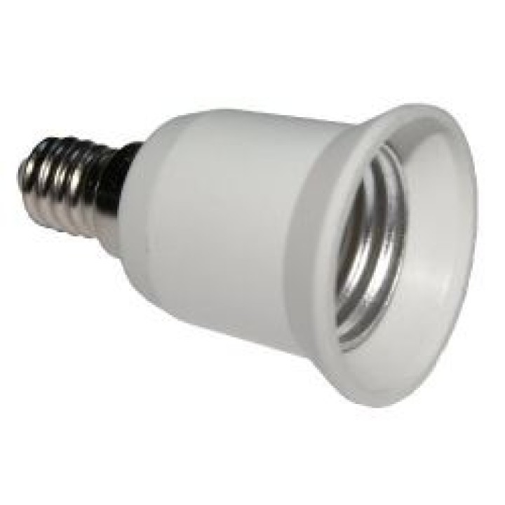 E14 adaptador convertidor lámpara portalámparas e27 ha llevado adaptación 220v 12v 24v 48v jr international - 4