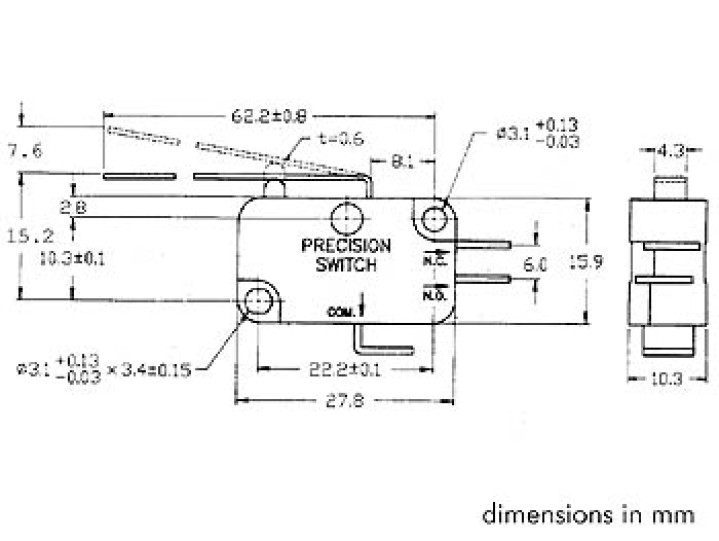 Anti tampered contact under ms12 l 220v long lever, 6a anti tampered contact 220v long lever anti tampered contact anti tampered
