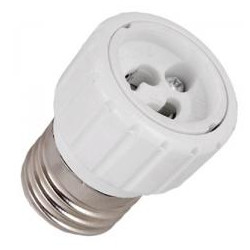 E27 to gu10 adapter converter base holder socket for led light lamp bulbs 12v 24v 48v 220v lampholder conversion jr internationa